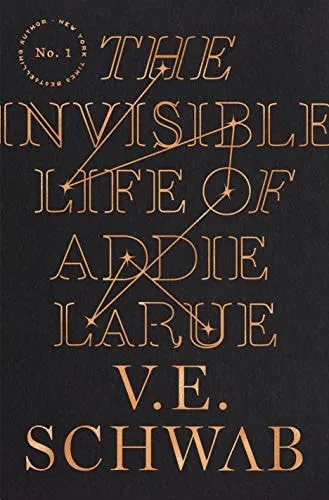 Cover of The Invisible Life of Addie LaRue by V. E. Schwab.